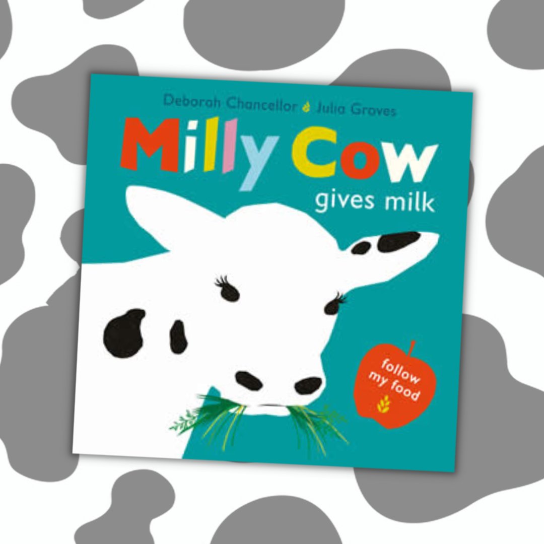 Also publishing in paperback today, Milly Cow gives milk! 🐄 Part of our #FollowMyFood series by Deborah Chancellor and @julia2groves, designed to help children understand where their food comes from. Discover resources for Milly Cow: ow.ly/enWL50N6Jws @bouncemarketing