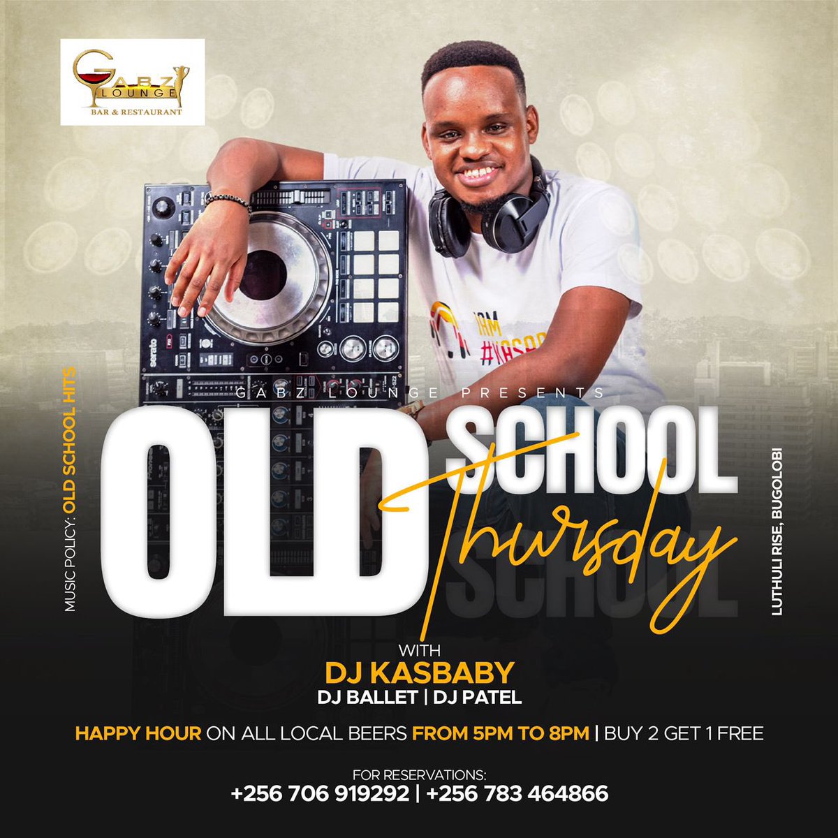 On Thursdays, we hit “Rewind” and go back to the old days. 
Come through at @gabzlounge tonight for #OldSchoolThursday & enjoy lit throwbacks and classics. 🔥🔥🔥