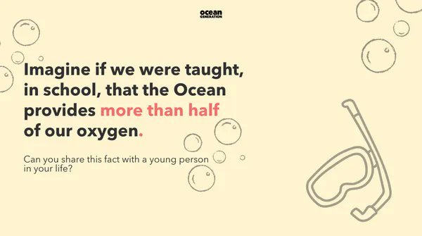 Every second breath you take comes from our Ocean. 💙 But have you ever wondered *how* the Ocean produces that oxygen? Here's the breakdown: buff.ly/3jK0Bs9 #OceanGeneration #Ocean #PlasticPollution #Environment