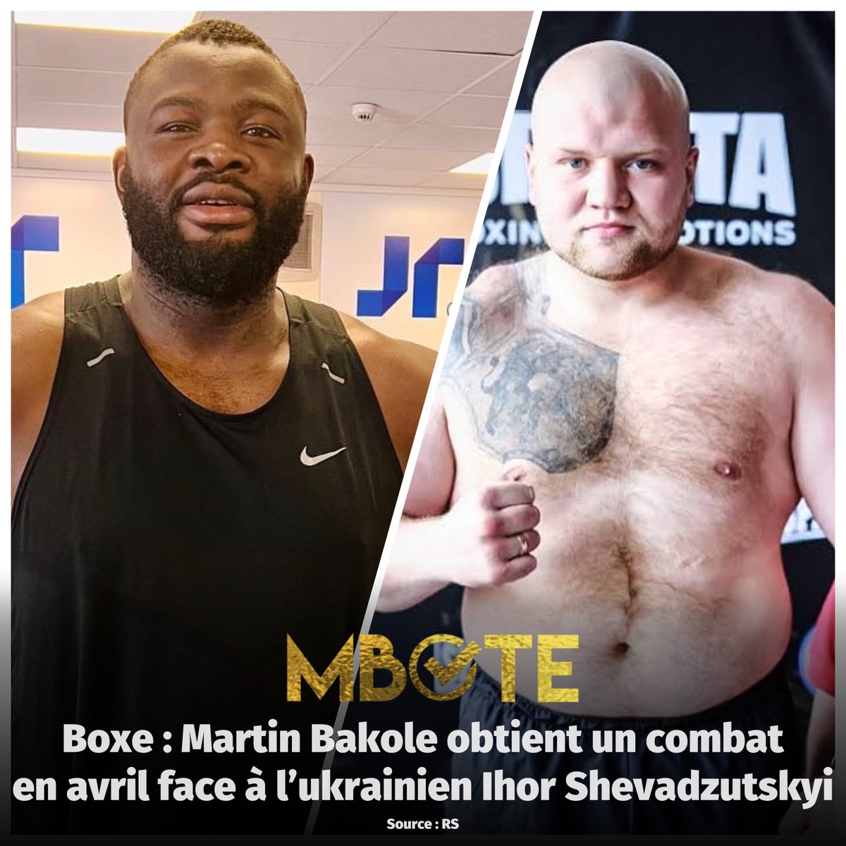 mbotecd's tweet image. #Boxe : Martin Bakole obtient un combat en avril face à l’ukrainien Ihor Shevadzutskyi — #Mbote 
En savoir plus 👉🏽 ow.ly/Xtlw50N6Mbp