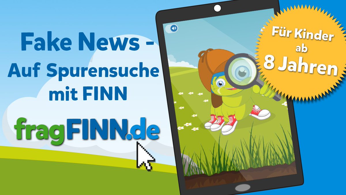 Nicht alles, was im Internet steht, ist wahr. Daher ist es wichtig, Kinder frühzeitig über #Falschnachrichten aufzuklären. In unserem Lernspiel wird spielerisch erklärt, was #FakeNews sind und wie sie erkannt werden können: fragfinn.de/lernmodul-fake…. 

#primaredu #twlz