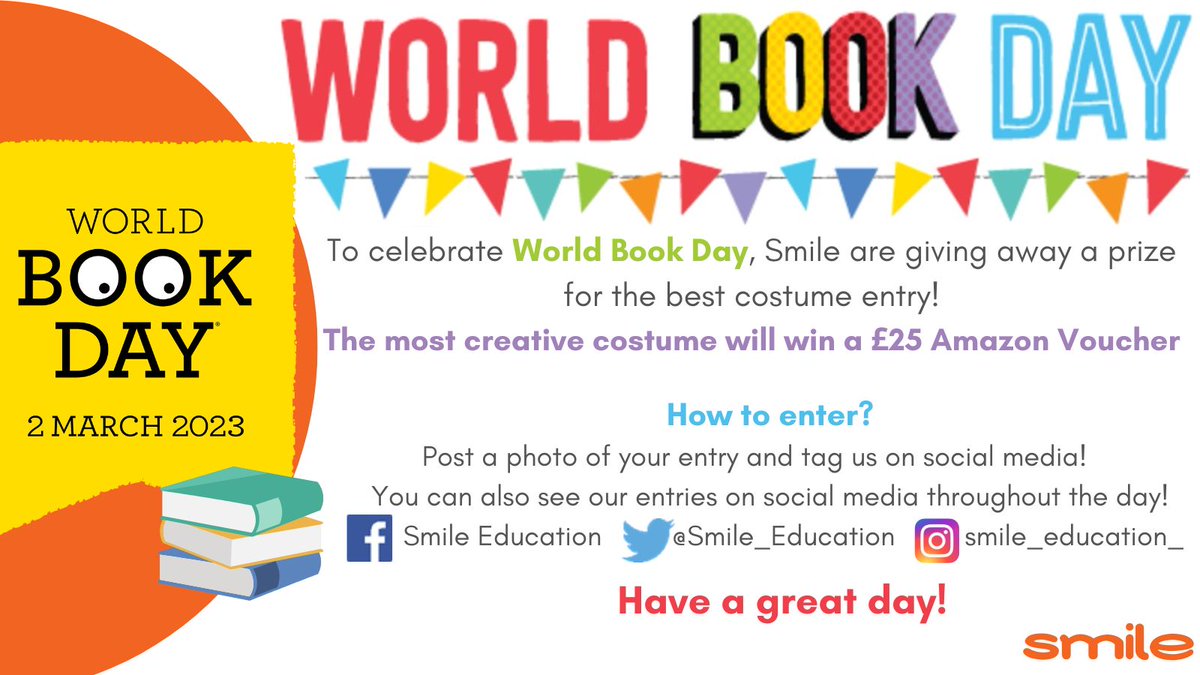 Happy #WorldBookDay, share your pictures with us to win an Amazon voucher!