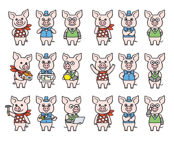 「帽子 豚」のTwitter画像/イラスト(新着)