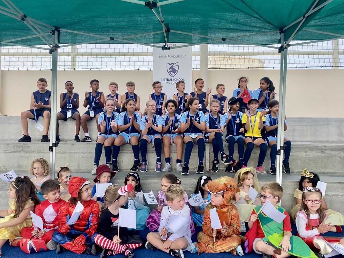 BSMuscatPriDHTL's tweet image. Let the BSME U11 games commence! It was great to see so many of our students down at the opening ceremony. Our U11s will be working on being #collaborative, #motivated and #resilient while using their #speedandaccuracy this weekend! Good luck to all involved! @BSMuscat