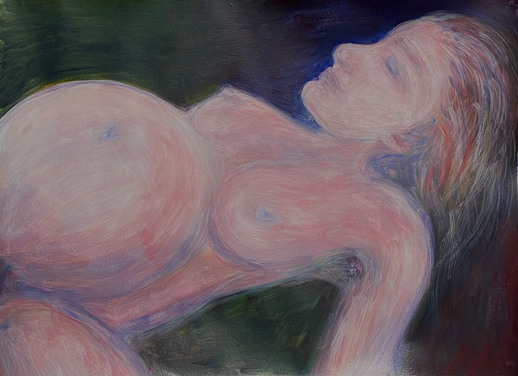 THESPACEgallery's tweet photo. Birth is a nexus between life and death. It is a power innate to women that in too much of human history has resulted in making them vulnerable and powerlessness.

Parturition 2 by Janet Elizabeth Thomas

Medium: Gouache on paper
Size: 50 x 30cm framed https://t.co/vs748WF28H