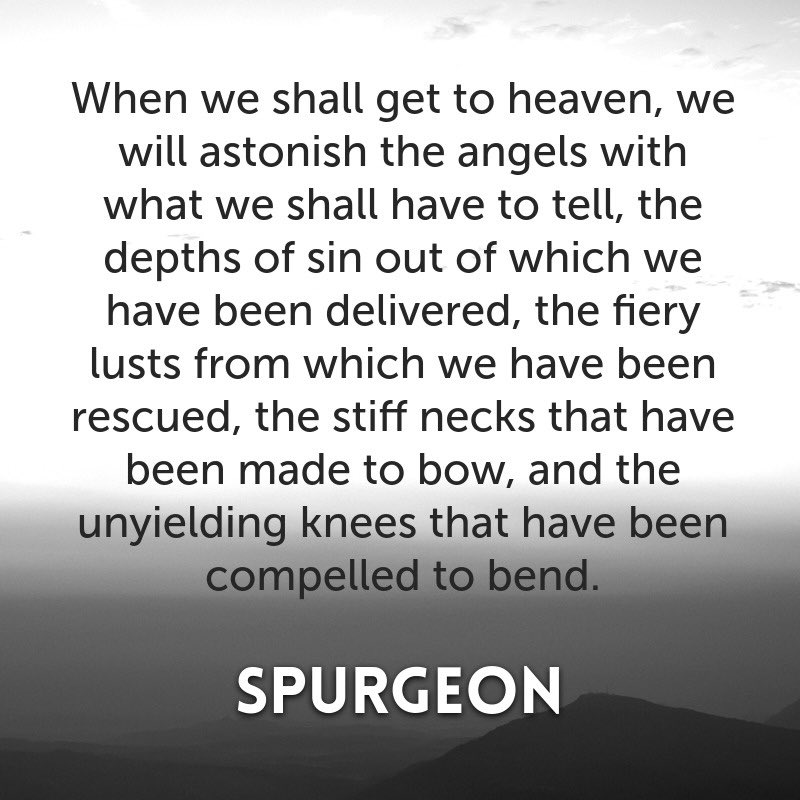 ReadingSpurgeon's tweet photo. Stories to stun angels.
#Spurgeon #s791 https://t.co/DvSAd0YaWK