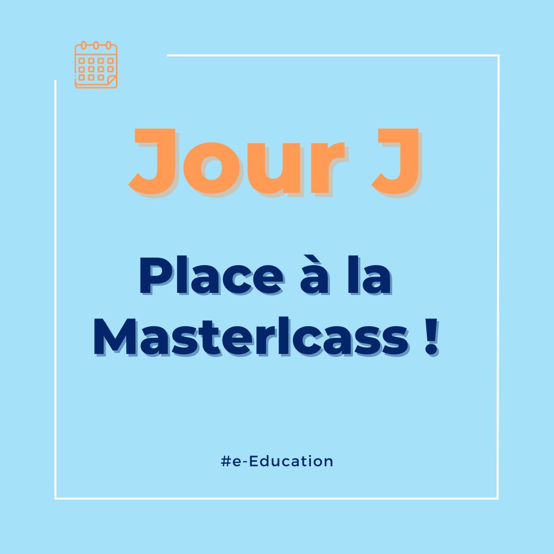 JOUR J 

Nous vous attendons en forme, car nous le sommes de notre côté 😀

#eEducation #EFAP #MBADMB