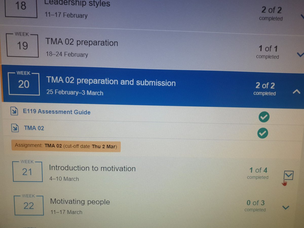 TMA02 submitted, took myself out of my comfort zone to develop my essay writing and understanding of refrencing for this piece. Proud of my work 😊💪🏼
@OU_Sport @NethertonUtdFC