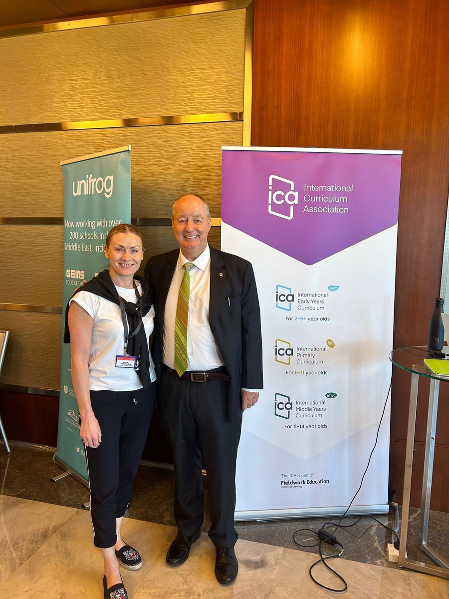 Sharing the new <a href="/IC_Association/">International Curriculum Association</a> branding with <a href="/JohnGwynJones/">John Gwyn Jones</a> (MBE) CEO of <a href="/FOBISIA1/">FOBISIA</a>