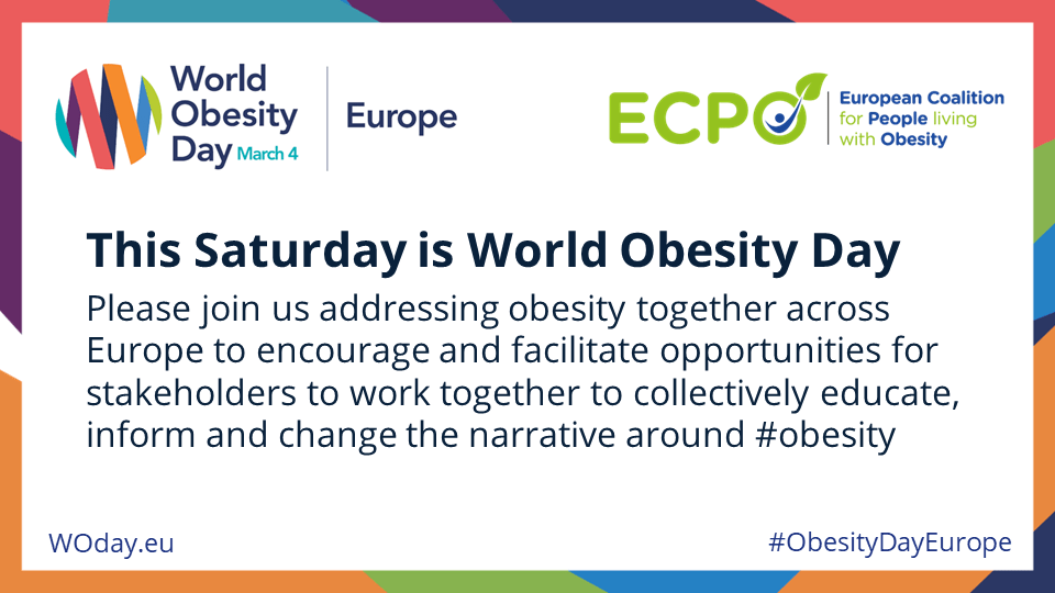 2 days to go till #WOD2023! 
Whether you are a person living with #obesity, a parent, HCP or simply interested, WOD presents an opportunity to learn about Obesity, its complexities, & about using People First Language! 
#AddressingObesityTogether #WODIreland #ObesityDayEurope