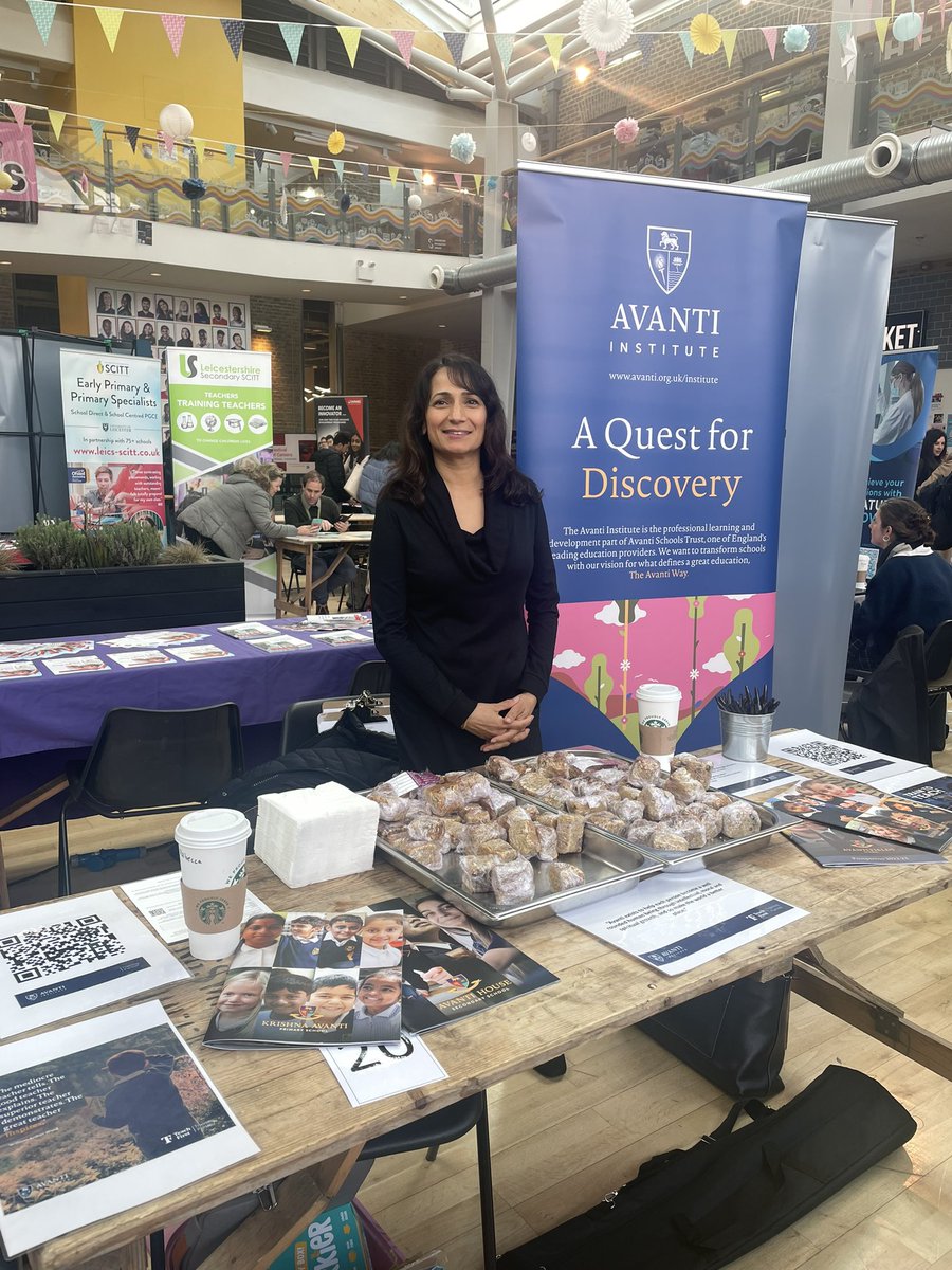 Excited to join exhibitors at Leicester University’s careers event today, promoting the joys of teaching in our exceptional schools! #TeachAvanti #EducationCareers @AvantiSchools @avanti_ed @TeachFirst