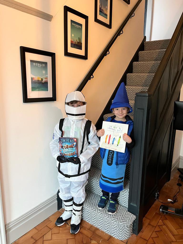 helrue's tweet photo. Someone is loving their @astro_timpeake book so much there was only one thing he wanted to dress as for World Book Day https://t.co/lWvxf0Ny5M