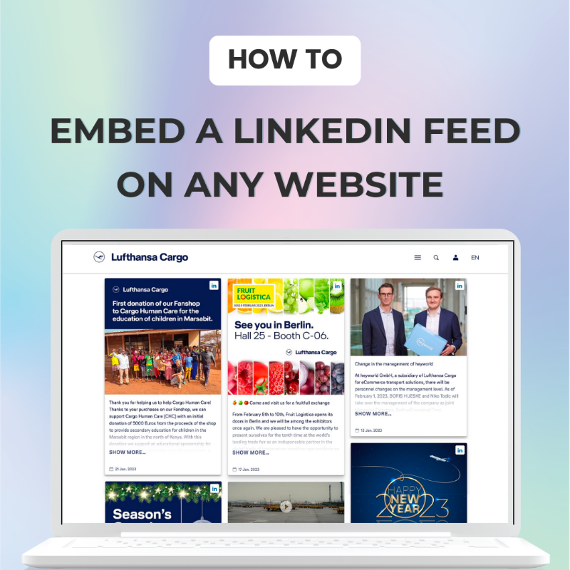 getflockler's tweet photo. Are you looking to display LinkedIn posts on websites, intranets &amp; digital screens?

With Flockler, you can automatically save posts you’ve created for your LinkedIn Page &amp; republish them on any digital service 👇

#flockler #linkedinfeed #linkedinmarketing #linkedinwidget
