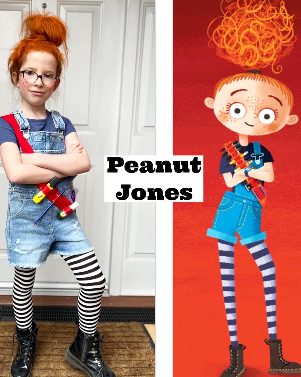 austwick_anne's tweet photo. @RobBiddulph #peanutjones ready for World Book Day ✏️📚 https://t.co/NZIILdl1cD