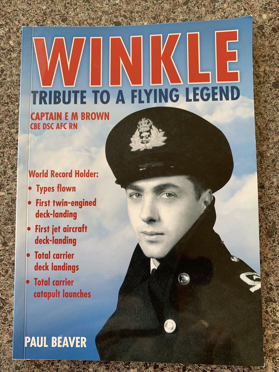 #workdbookday is the time to remind everyone that #Winkle - the true story of our greatest pilot - will be released on 8 June @MichaelJBooks and follows up (even corrects) my earlier work which might still be available @NavyWingsUK @SpitfireSociety