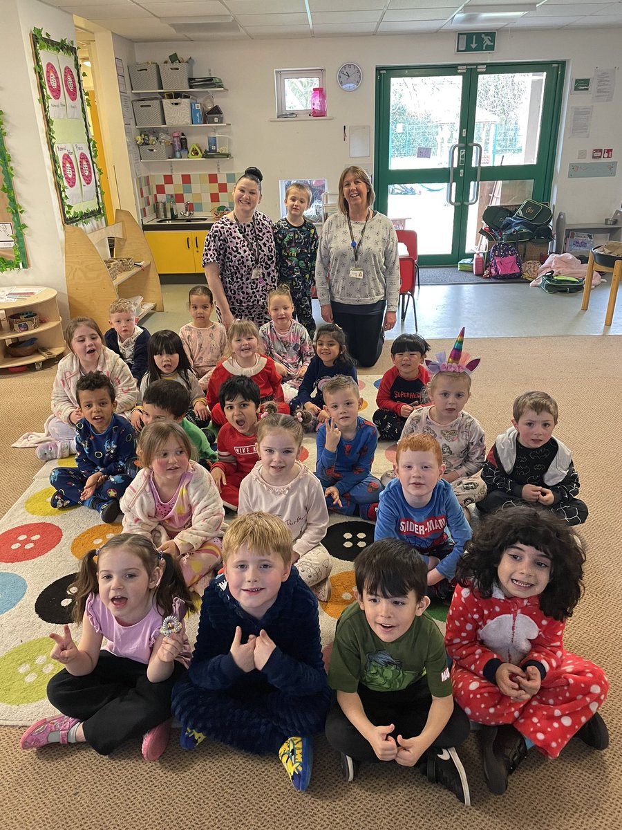 firsprimarysale's tweet photo. #RecElm all snuggly in pyjamas ready to read our fabulous stories #WorldBookDay2023 #oracy https://t.co/vYtZ0BiaD5