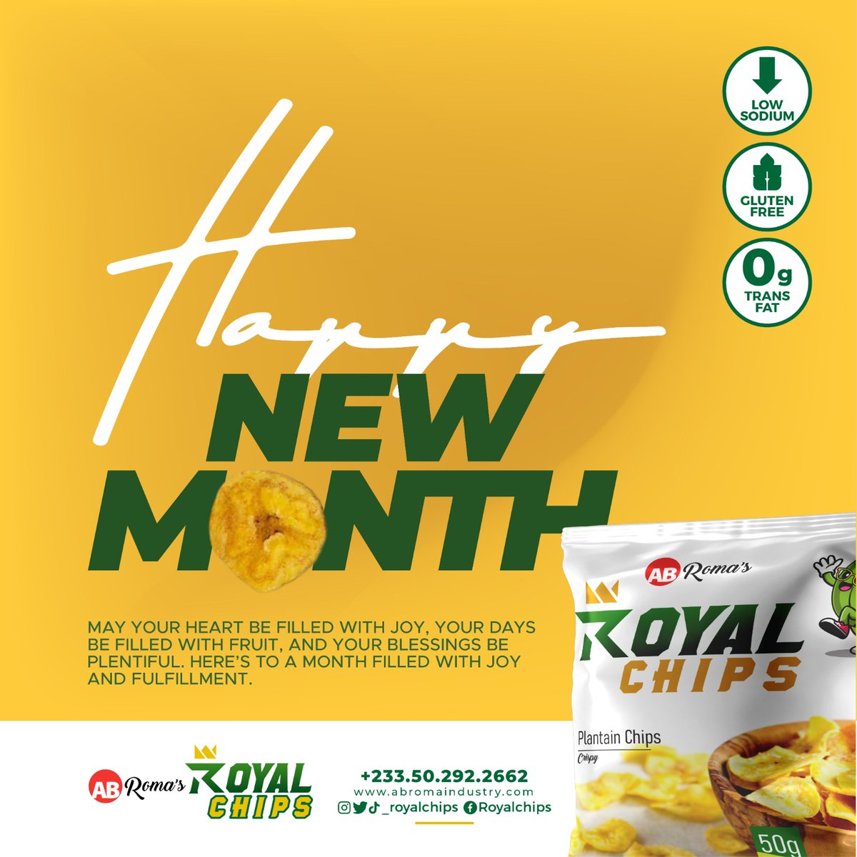 _royalchips's tweet image. Happy New month