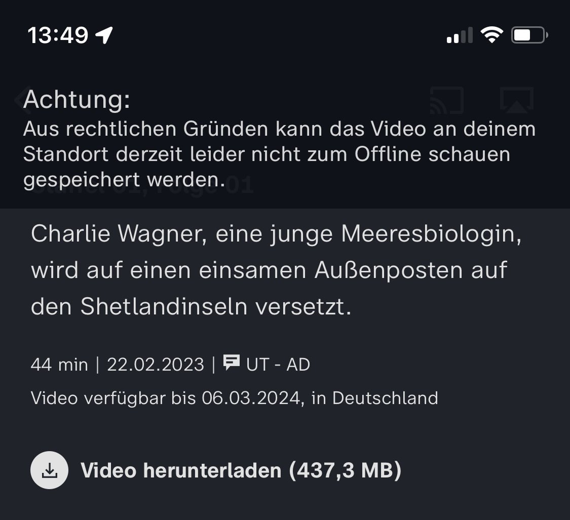 Bekomme ich jetzt anteilig Rundfunkgebühren erstattet, liebes <a href="/ZDF/">ZDF</a> ? #rundfunkgebühr