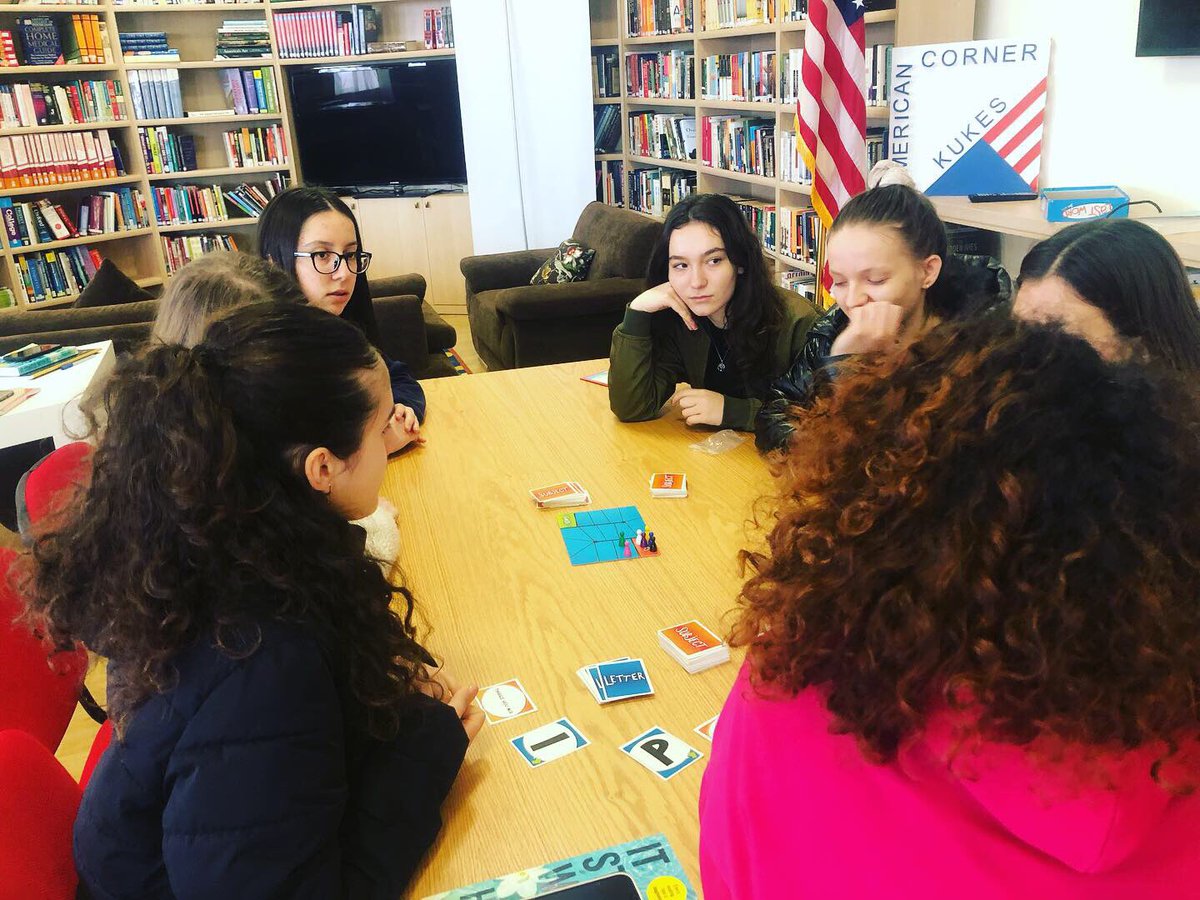 ACKukes's tweet photo. "English in a Pod" book club welcomed a few new members last week. They discovered more secrets in the plot opening with chapter 13 of Colleen Hoover's lovely book "It Starts With Us," and eagerly anticipate the next gathering to find out more @USEmbassyTirana @AmericanSpaces https://t.co/B1E6mVCQHV