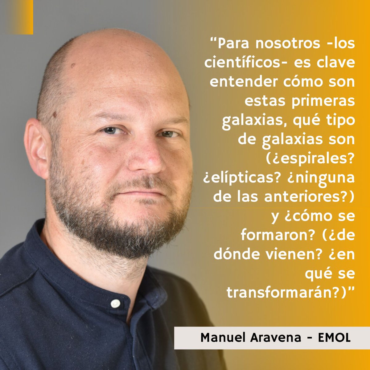 udp_cl's tweet photo. 𝗢𝗣𝗜𝗡𝗜𝗢𝗡 | 👉Revisa la columna "¿Rompiendo los esquemas de galaxias primordiales" publicada en Emol por Manuel Aravena de @AstroUDP. 

Lee el texto completo aquí: https://t.co/UbQZDFuCDN 📲

#AstroUDP #FICUDP #UDP #SomosUDP #ExperienciaUDP https://t.co/eBZmc44zVN