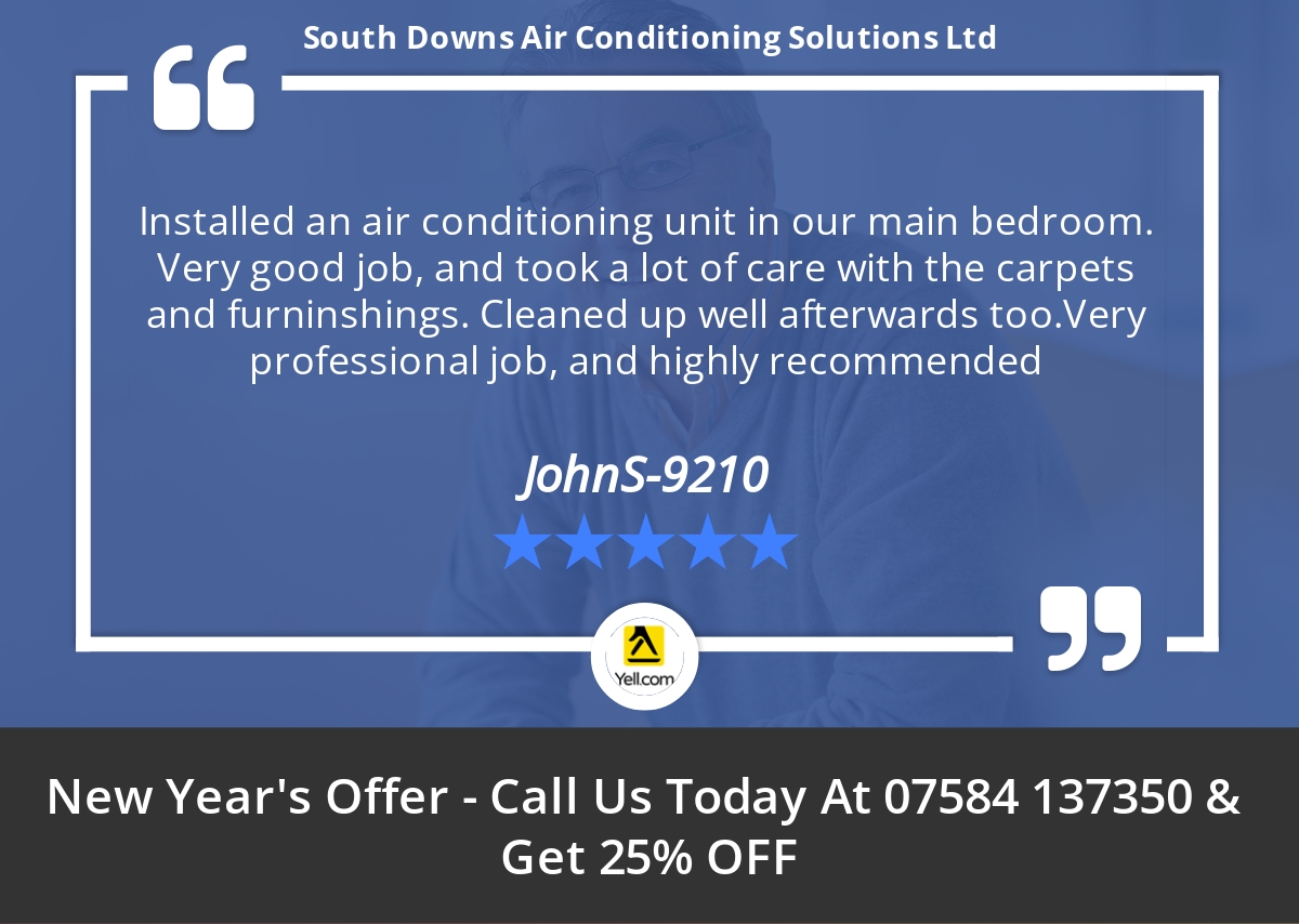 southdownsac1's tweet photo. 5 Star: JohnS-9210 "Installed an air conditioning unit in our main bedroom. Very good job, and took a lot of care..." PERMANENTLY_REMOVED https://t.co/xJTPdUuPdc