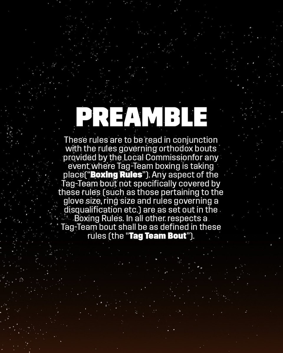 MF & DAZN X Series on Twitter "🔔 𝗧𝗔𝗚 𝗧𝗘𝗔𝗠 𝗕𝗢𝗫𝗜𝗡𝗚 𝗥𝗨𝗟𝗘𝗦 ⏩ All you need