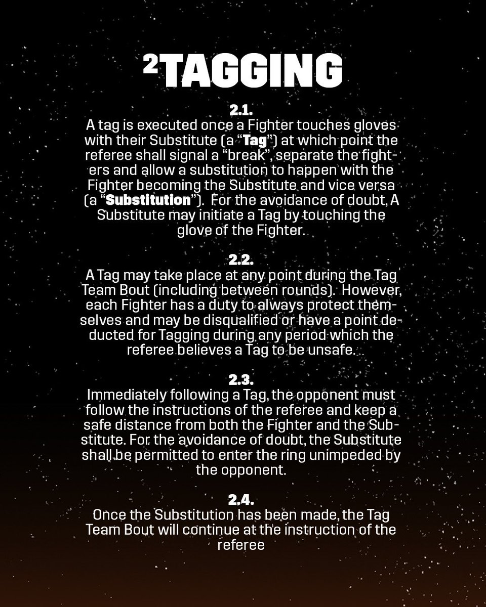 MF & DAZN X Series on Twitter "🔔 𝗧𝗔𝗚 𝗧𝗘𝗔𝗠 𝗕𝗢𝗫𝗜𝗡𝗚 𝗥𝗨𝗟𝗘𝗦 ⏩ All you need