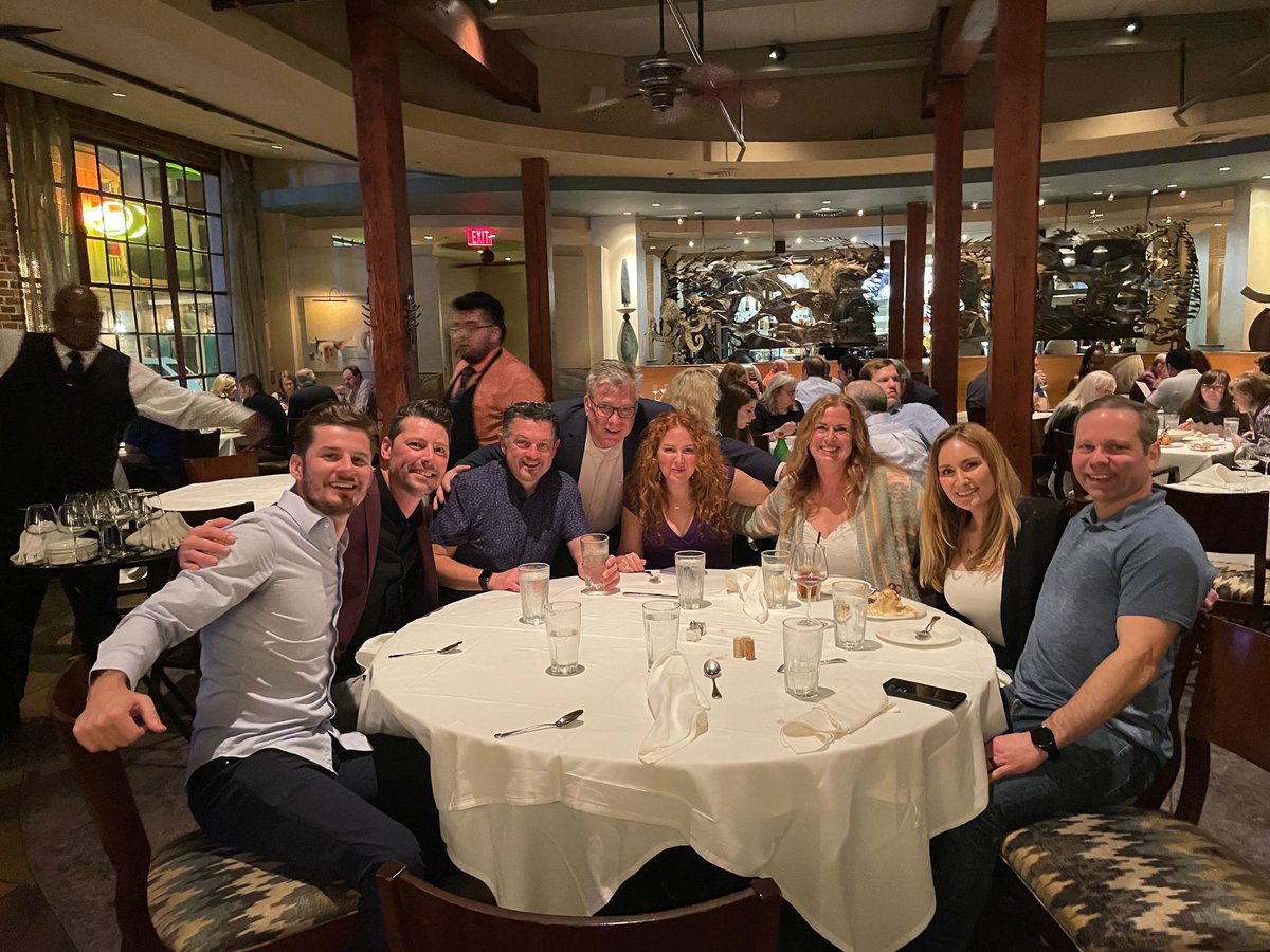 Teamwork makes the dream work.  In New Orleans this week as a company.  Great night out with part of the GTM team, ready for 2023!