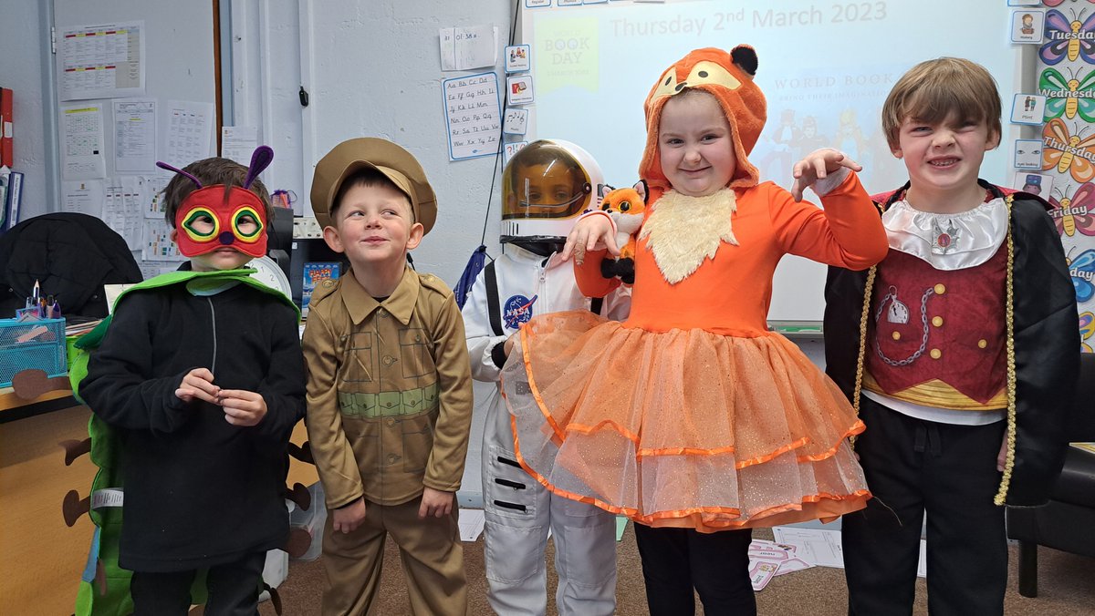 ShebbearCollege's tweet image. It&apos;s #WorldBookDay 📚 and our Prep School Children are celebrating with excellent costumes! Prep 5 - Form 2 have attended an online webinar with #MichaelMorpurgo and our bring &amp;amp; buy book sale in the Library is taking place throughout the day. #shebbearprep #lovereading #books