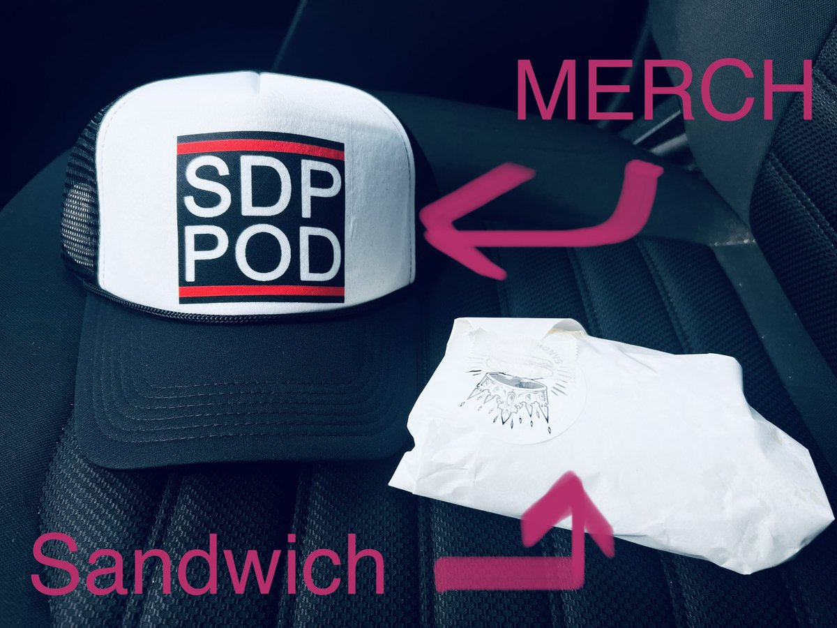 SoccerDadPod's tweet photo. We’ve got you on the #merch
Gramophone has your #Sandwich
#SDPPOD
#weknowitsredundant https://t.co/L5stIiFYhB