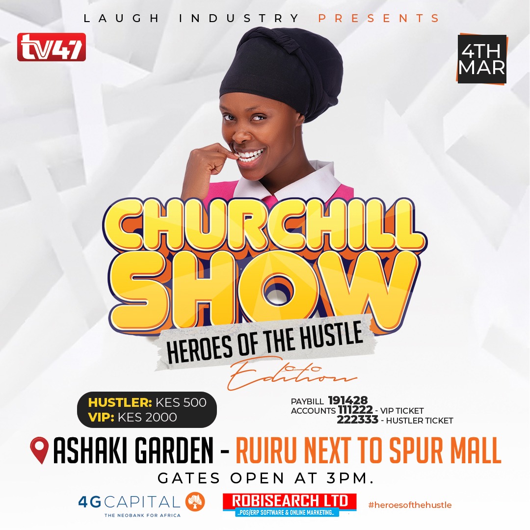 RentSoftware's tweet photo. Siku ni sato
Ruiru…
This Satooo 4th..
@ashakigardens_ruiru 
CHURCHILL SHOW returns!!
Powered by @4g.capital 
Amd  @tv47ke .
https://t.co/kGemtBP9LU!!
Usikose.Usije Peke yako!!😁 https://t.co/bJpdJdCTnS