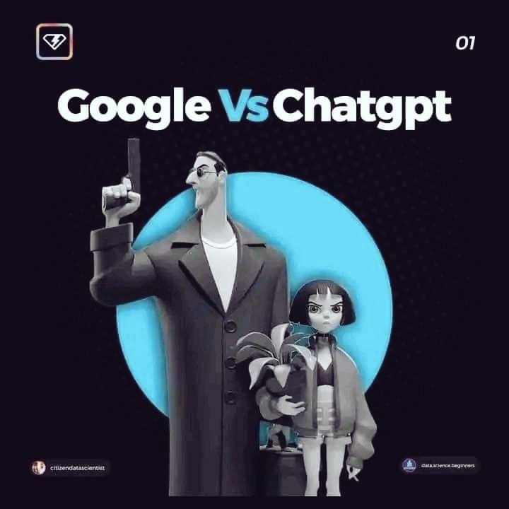 barbarphemi's tweet image. Google vs ChatGPT
#code_facts
#htmlcssjavascript
#codingforkids
#followformore
#viralreels
#codechallenge
#fun