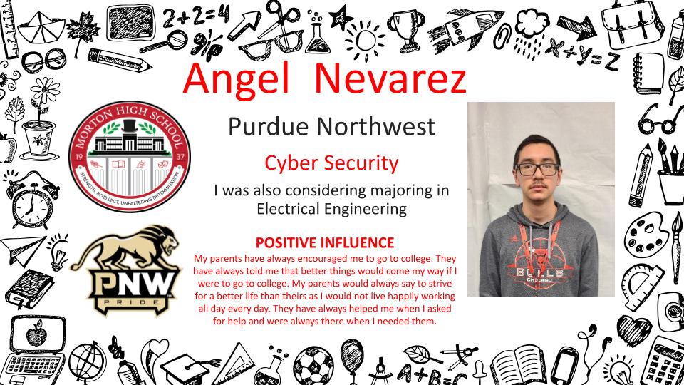 MortonHighGovs's tweet photo. Let's celebrate seniors! Two of them are about to join the @PurdueNorthwest Pride! Angel is going into Cyber Security &amp; Madison will be studying Psychology. Congratulations! Go Govs! #schk12 #ClassOf2023 #MHSGovs https://t.co/M9MXumaurM