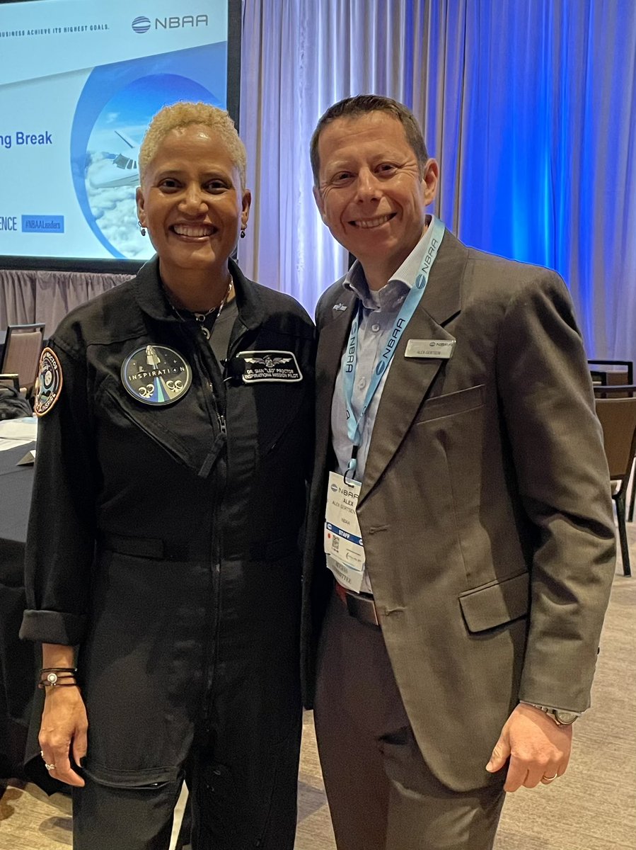 Alex Gertsen (@rushingskybound) on Twitter photo We have all basked in sunlight and moonlight, yet only a select 600 people have basked in earthlight - <a href="/DrSianProctor/">Dr. Sian “Leo” Proctor</a> is one of them. So incredibly inspirational to hear her story at #NBAALeaders! We have all basked in sunlight and moonlight, yet only a select 600 people have basked in earthlight - <a href="/DrSianProctor/">Dr. Sian “Leo” Proctor</a> is one of them. So incredibly inspirational to hear her story at #NBAALeaders!