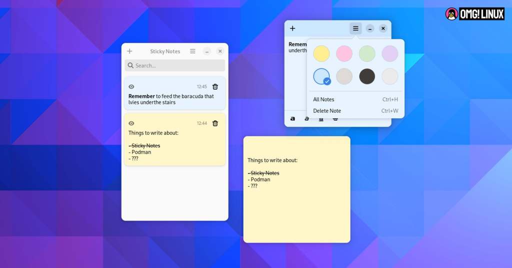 omglinuxtv's tweet image. ‘Sticky Notes’ is a New Notes App for GNOME Desktops omglinux.com/new-sticky-not…