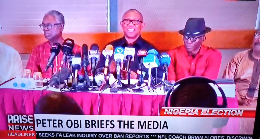 Spotlight_Abby's tweet photo. Nigerians have been robbed but pls be peaceful. Datti and I remain committed to a new Nigeria. I know how you all feel right now, but when I remember people like Jennifer that was stabbed in the face, yet she resolved to vote, I know that a new Nigeria is POssible. — Peter Obi https://t.co/sMhNFRGjqU