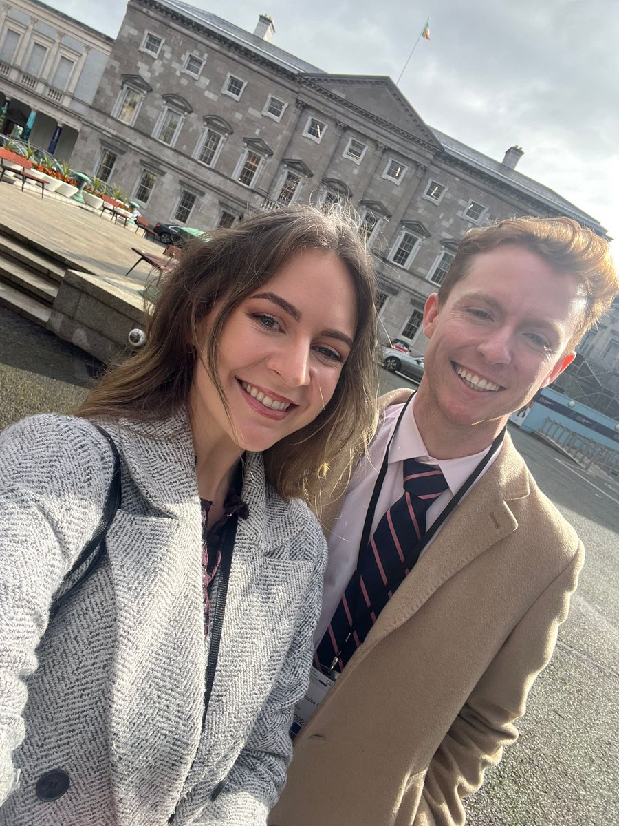 In Leinster house today talking about the benefits of a #4DayWeek for business, people and society with <a href="/HazelGavigan/">Hazel Gavigan</a>. Thanks to <a href="/loreillysf/">Louise O’Reilly TD for Dublin Fingal West</a> for the great conversation and looking forward to seeing the movement grow further in Ireland in 2023! <a href="/4dayweek_global/">4 Day Week Global</a>