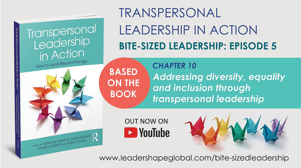 LeaderShapeUK's tweet image. Discover the secrets of transpersonal leadership for diversity, equality, and inclusion in Episode 5 of "Transpersonal Leadership in Action: Bite-sized leadership" with Danielle Grant. Click here to watch: bit.ly/3IgiR54

#diversityequityinclusion  #bitesizedleadership