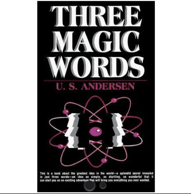 10 lessons from the book “Three Magic Words" by Uell S. Anderson: https://t.co/QbppCUEiyB