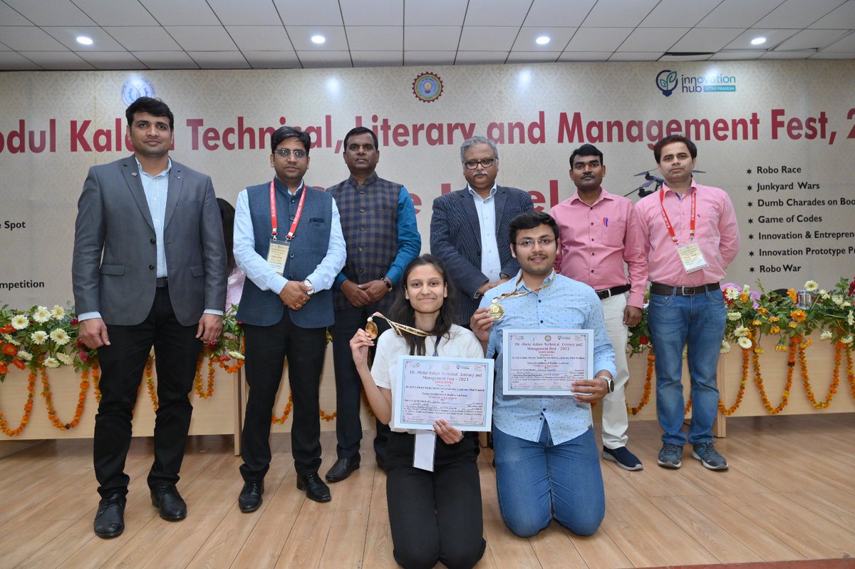 Tech Fest 23 closed with a grand note. Most gold medal winners both zone wise and institution wise were new prizes. Congratulations all <a href="/profalokkumar/">Professor Alok Kumar Rai</a> <a href="/AKTU_Lucknow/">AKTU</a> <a href="/CASaktu/">Centre for Advanced Studies, AKTU Lucknow</a> <a href="/iet_lucknow/">Institute of Engineering and Technology, Lucknow</a> <a href="/anandibenpatel/">Anandiben Patel</a> <a href="/myogioffice/">Yogi Adityanath Office</a> <a href="/ErAshishSPatel/">Ashish Patel</a>