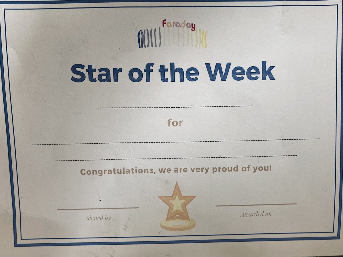 Star of the week to the manager #McDonalds #oldkentroad for getting our order done quick Thank you