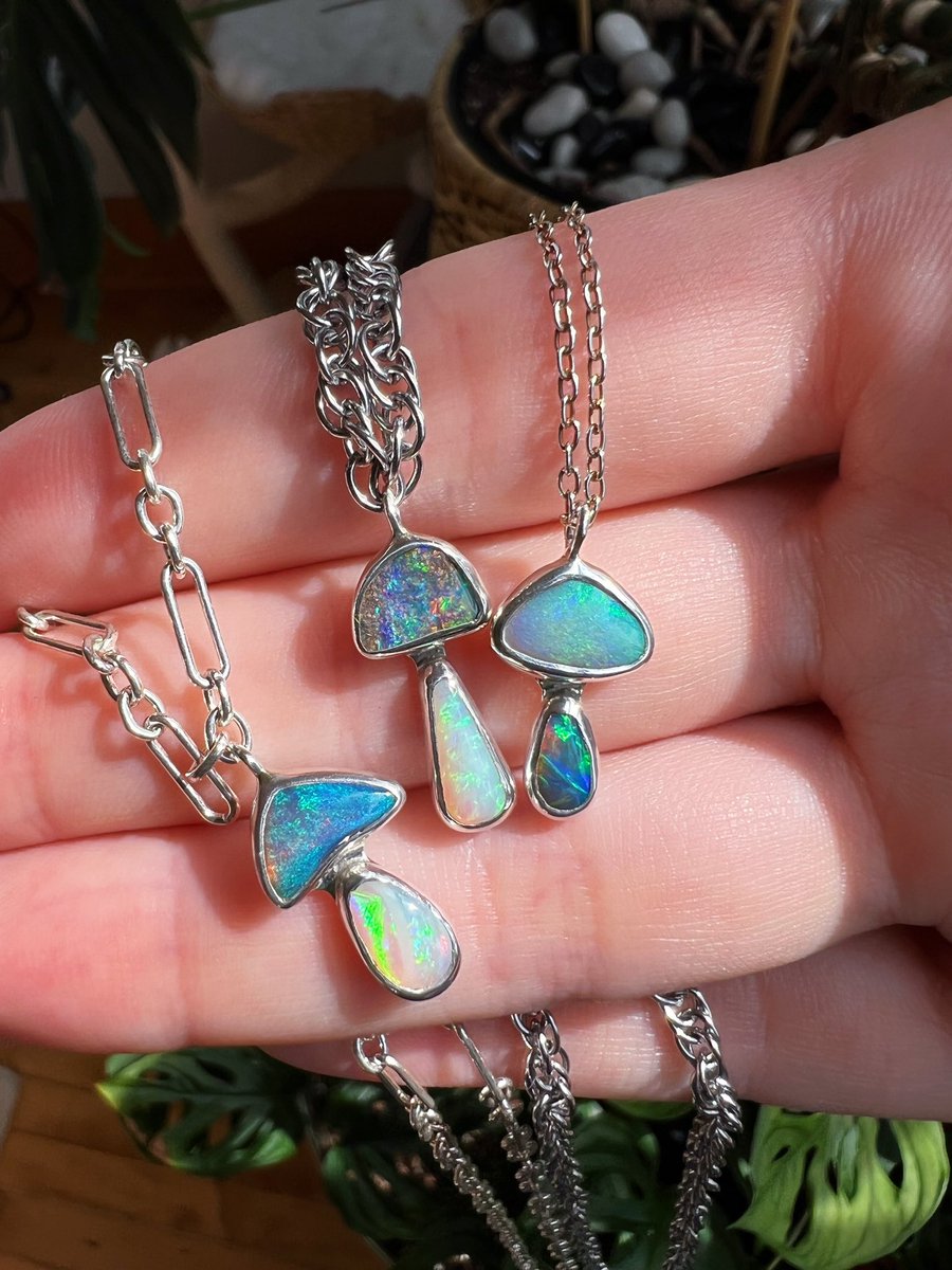 crystalskid's tweet photo. the finished mushrooms ✨🦋🍄 https://t.co/z6fKanUylX