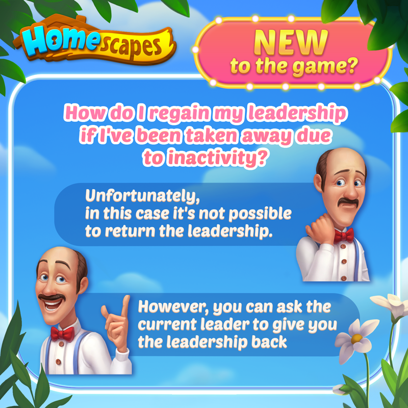 Homescapes on Twitter "If you have any questions about team leaders