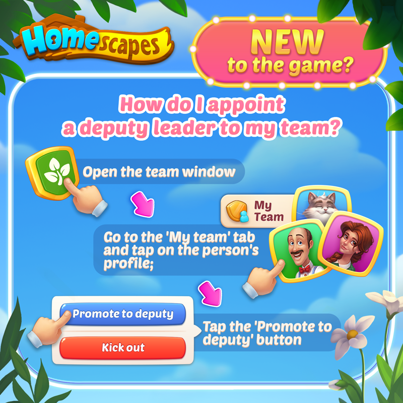 Homescapes on Twitter "If you have any questions about team leaders