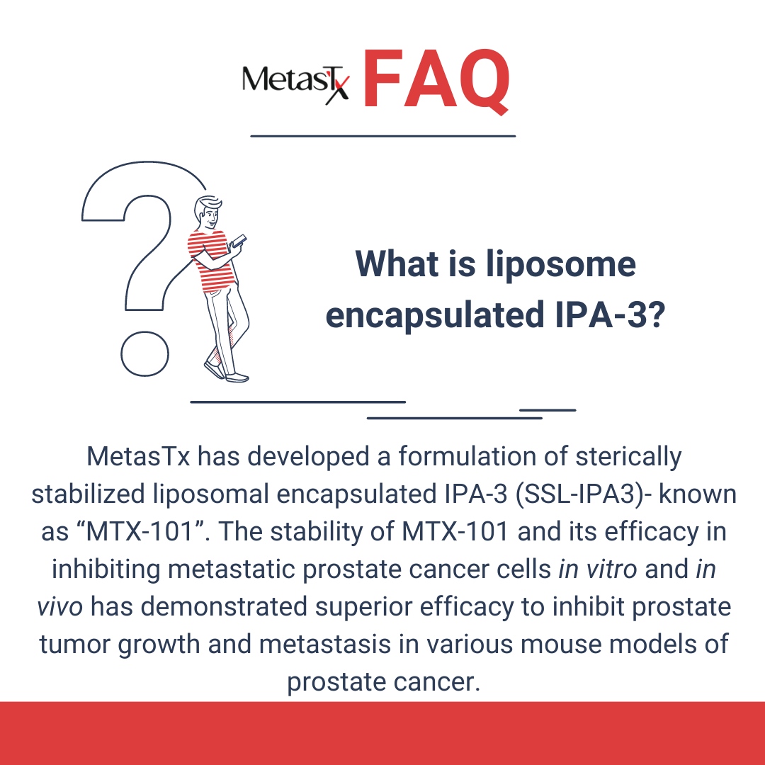Want to learn more about MetasTx's pipeline of novel therapeutics to treat and prevent metastatic cancer?  Contact us via message or email harveydhoman@metastx.com 
.
#cancer #cancerresearch #metastasis #metastaticcancer