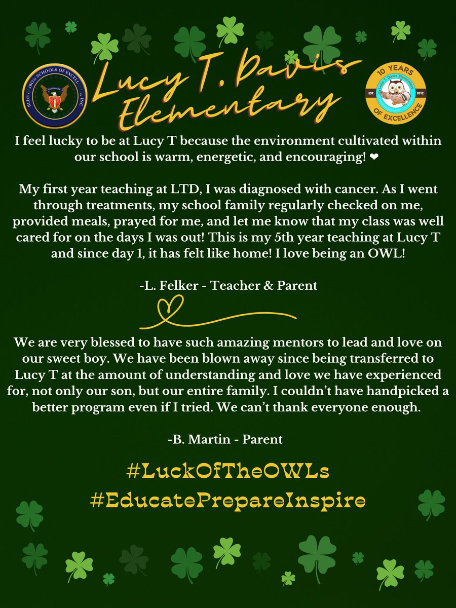 Lucy T. Davis Elementary tweet media