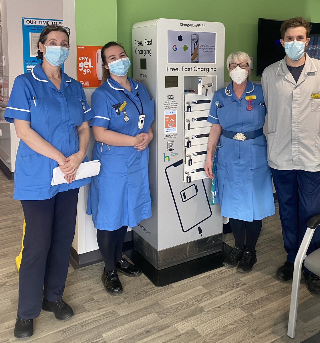We were delighted to receive amazing feedback today from <a href="/HealthTree_NLAG/">The Health Tree Foundation 💙</a> regarding our charging services at <a href="/NHSNLaG/">NHS NLaG</a> 

We’re proud to hear that <a href="/ChargeBox/">ChargeBox</a> is proving invaluable within NHS ED’s across the #uk 🔋💪🏻

#chargingstation 
#nhs
#healthcare
#patientexperience #hospital