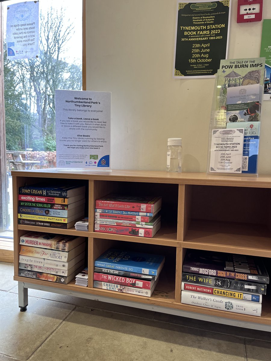 NlandPark's tweet image. Happy World Book Day! We are very happy to announce that Northumberland Park now has a tiny community library in the Visitor Centre! 📚 A huge thank you to North Shields Library for their generous donation to get this started. Happy Reading!
@NTCouncilTeam @NorthTyneLibs