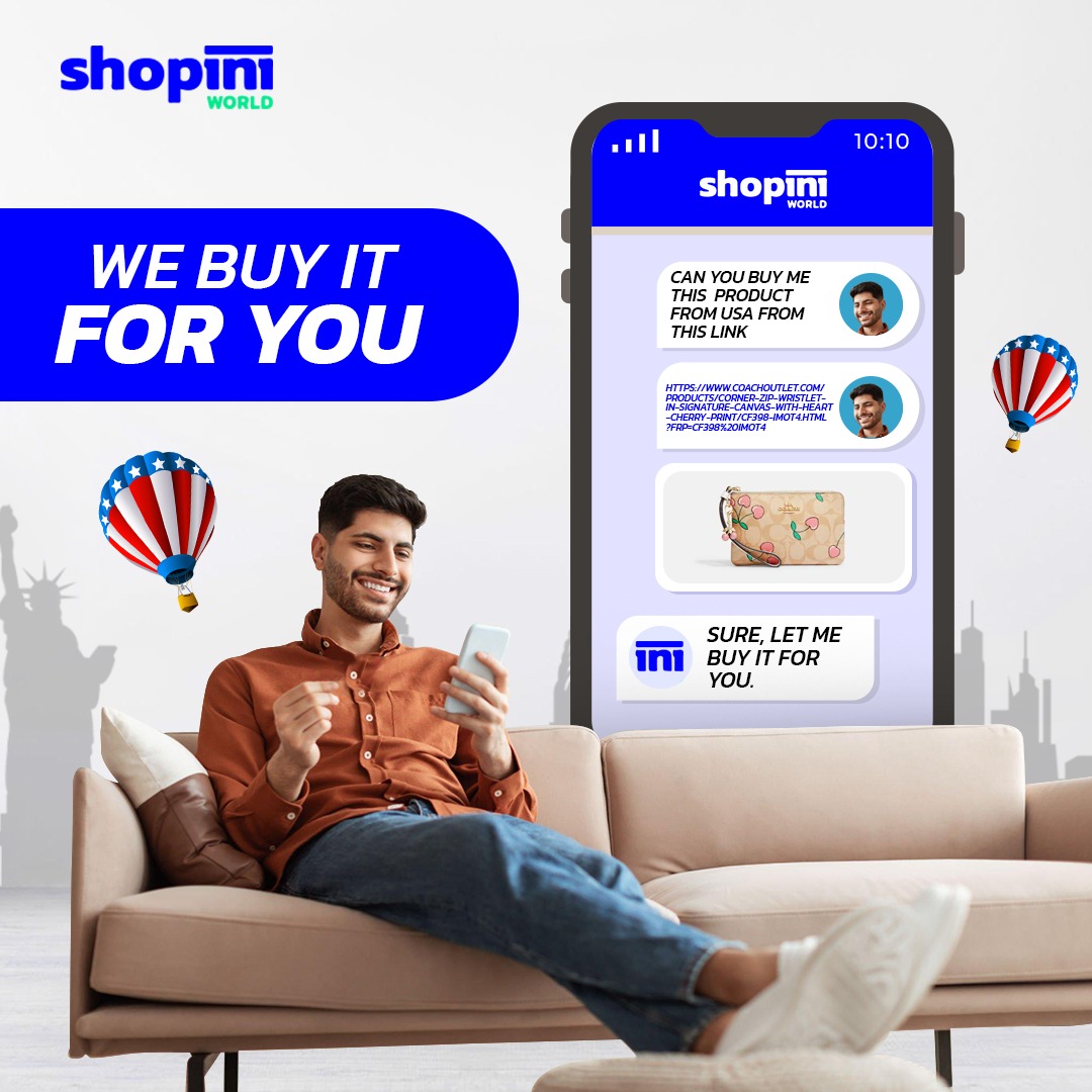 ShopiniW's tweet photo. Looking for something special that's not available in your country? Let Shopini World's 'Buy It For Me' service take care of it, so you can sit back and relax.  🛍️😎 #onlineshopping #shopping #onlineshop https://t.co/FE3zcpXBOA