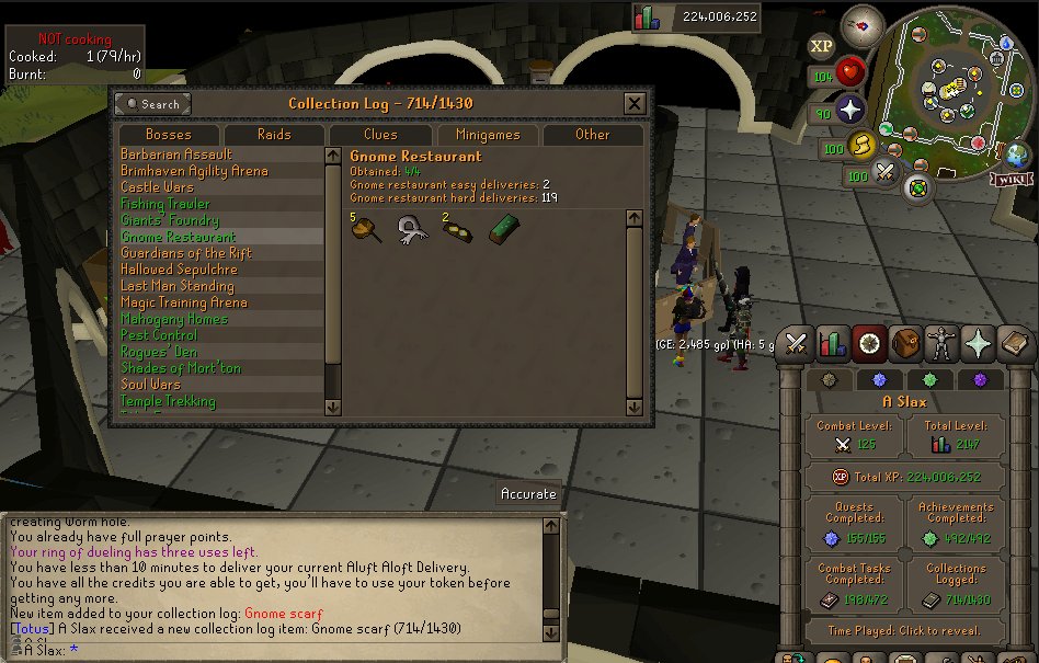 Slax_OSRS's tweet image. Few more green logs finished